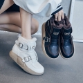 Elegant Ankle Boots Woman Winter 2022 Fashion Luxury Designer Shoes Women Flats Fur Boots Female Platforms Snow Booties Girls